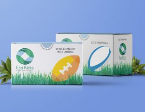 Eco Kicks NFL Football and Rugby Ball Boxes